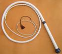 GDeer 5ft White 12 plait Custom Classic Australian Bullwhip with 2tone Box Pattern Knot A